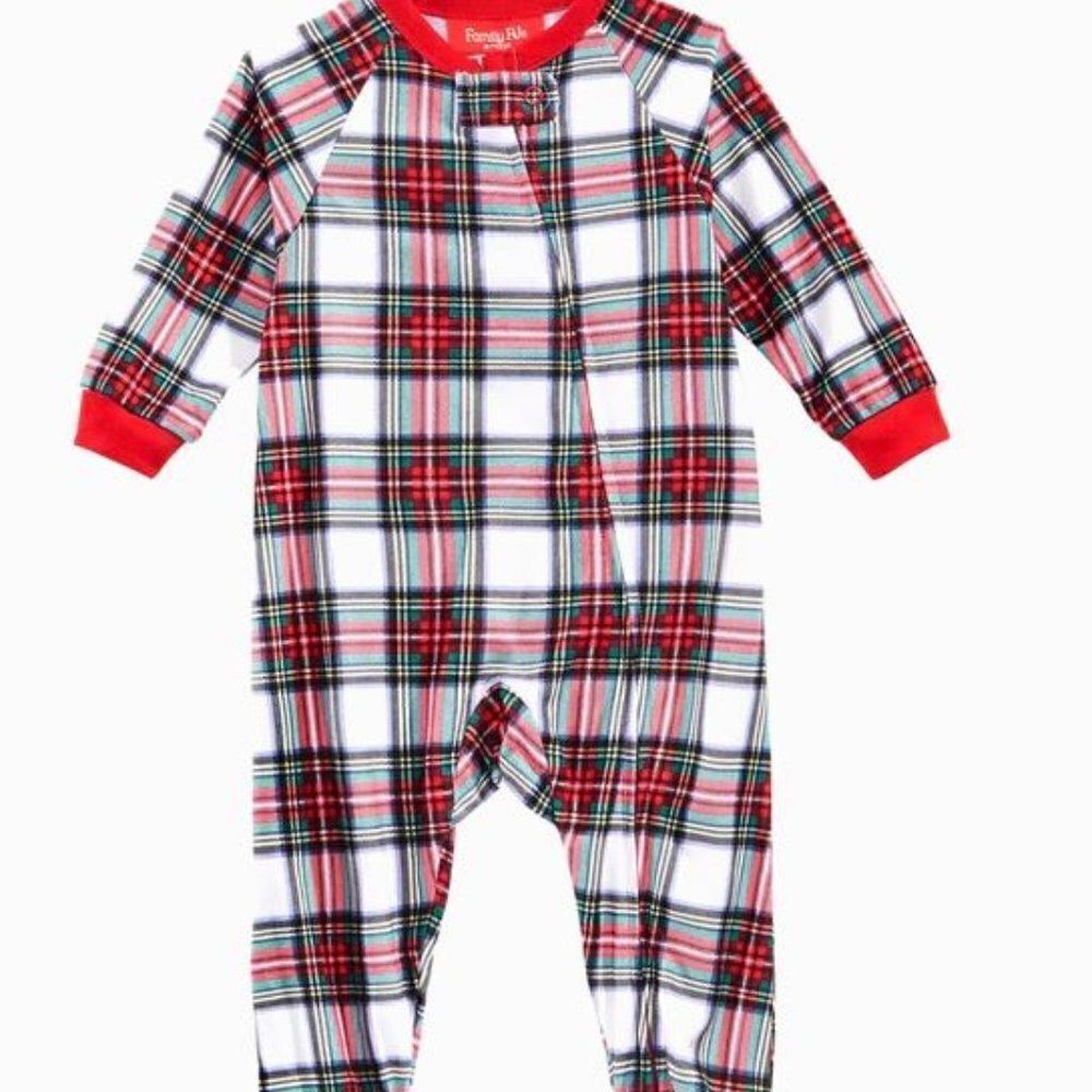 Macy's Family PJs Christmas Footed Pajamas One Piece Size 18 month